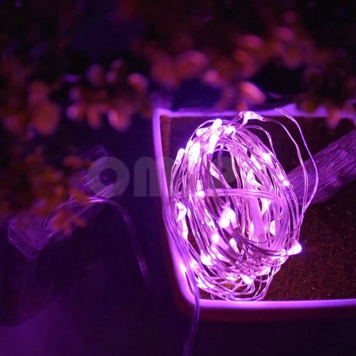 1M-30M 300Led Strings Copper Wire 3XAA Battery Operated Christmas Wedding Party Decoration LED String Fairy Lights