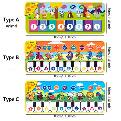 Piano Mat for Kids – Musical Floor Playmat for Ages 3–6