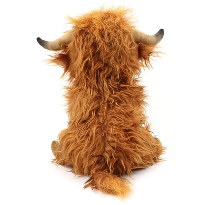 25cm Highland Cow Plush – Soft Stuffed Animal Toy