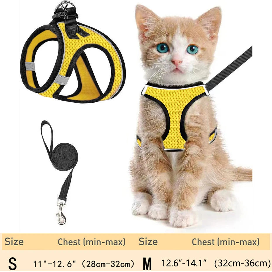 Cat Harness – Adjustable Reflective Harness for Walking