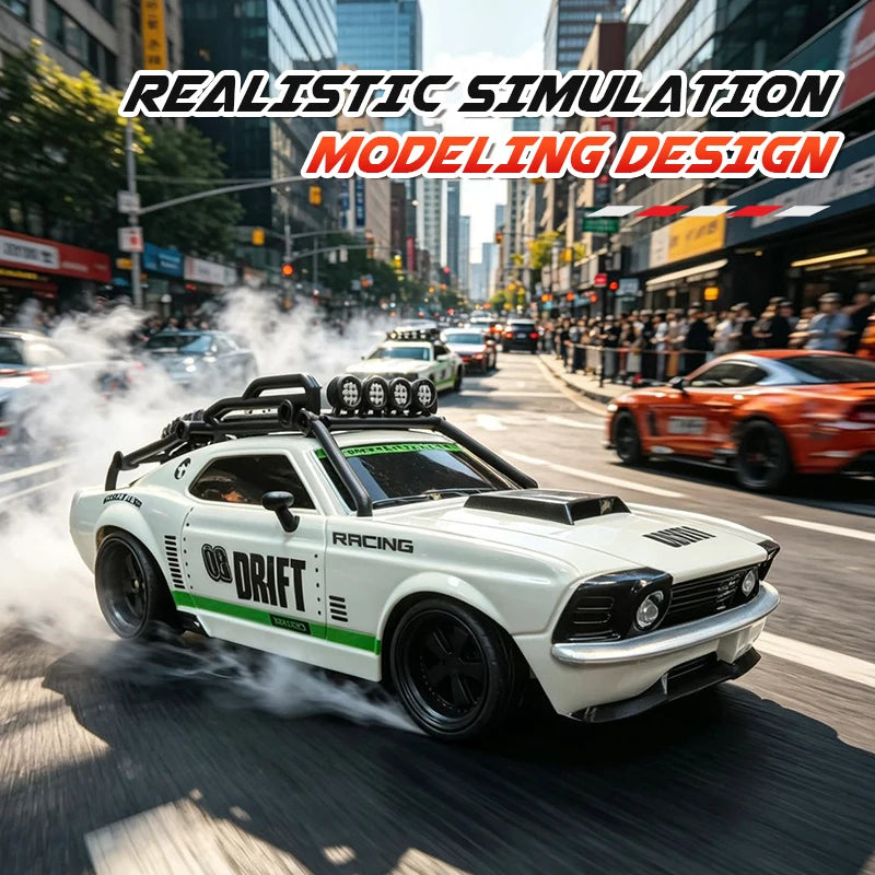 RC Drift Car – 1:18 2.4G Remote Control Racing Car with Lights