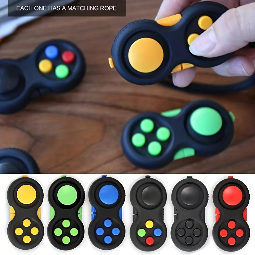Fidget Pad with 8 Functions Sensory Fidget Controller Toy