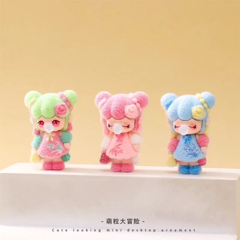 Chinese Style Plush Keychain – Blind Box Model Toy