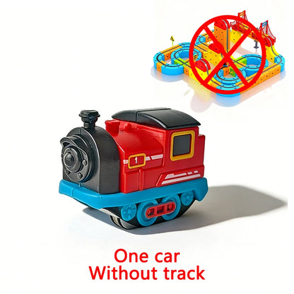 Magnetic Electric Train Set with DIY Track Building