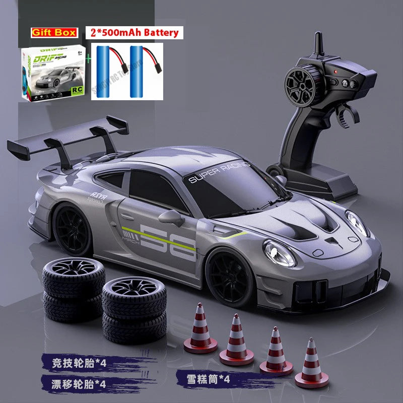 1:24 Scale RC Drift Racing Car with LED Lights and 4WD