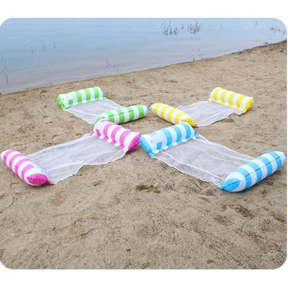 Inflatable Pool Float Hammock – Foldable PVC Water Lounger