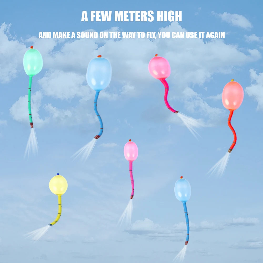 Flying Rocket Balloon Toy – Reusable Outdoor Balloon for Kids