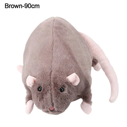 Cute 35/50cm Mouse Doll Cartoon Plush Flower Branch Rat Doll Soft Oversized Animal Figure Kid Gift Birthday Stuffed&Plush Animal