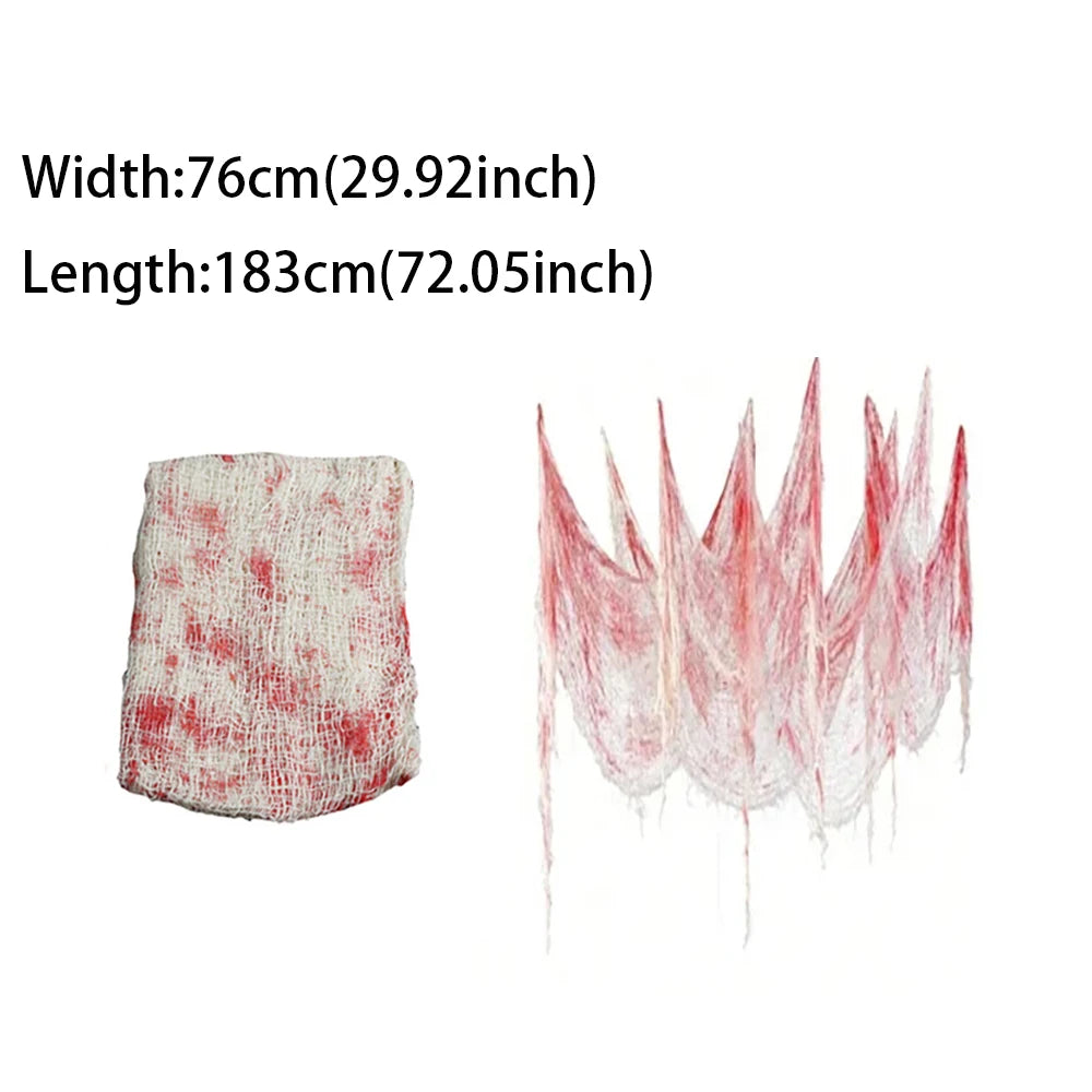 Bloody Gauze Decoration – Halloween Haunted House Prop