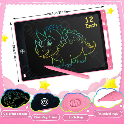 LCD Writing Tablet for Kids – Reusable Drawing & Doodle Board