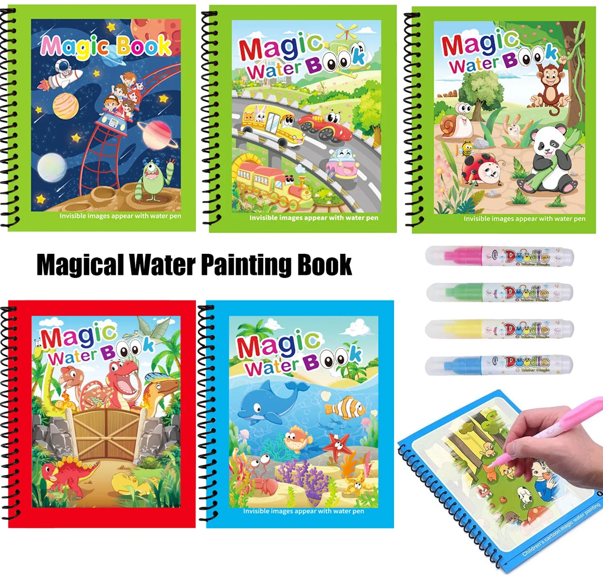 Magic Water Drawing Book