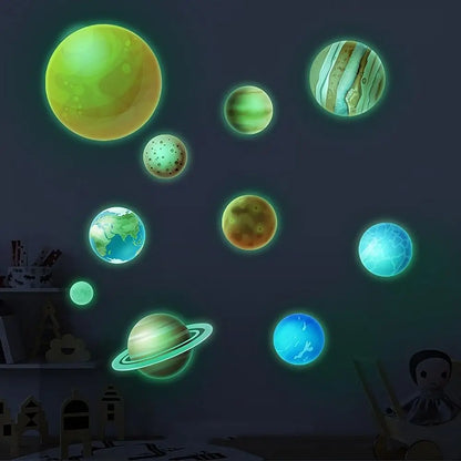 Glow in the Dark Star Stickers – Luminous Wall Decals