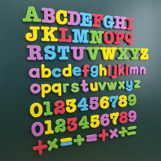 Magnetic Alphabet Letters and Numbers Fridge Magnets for Kids