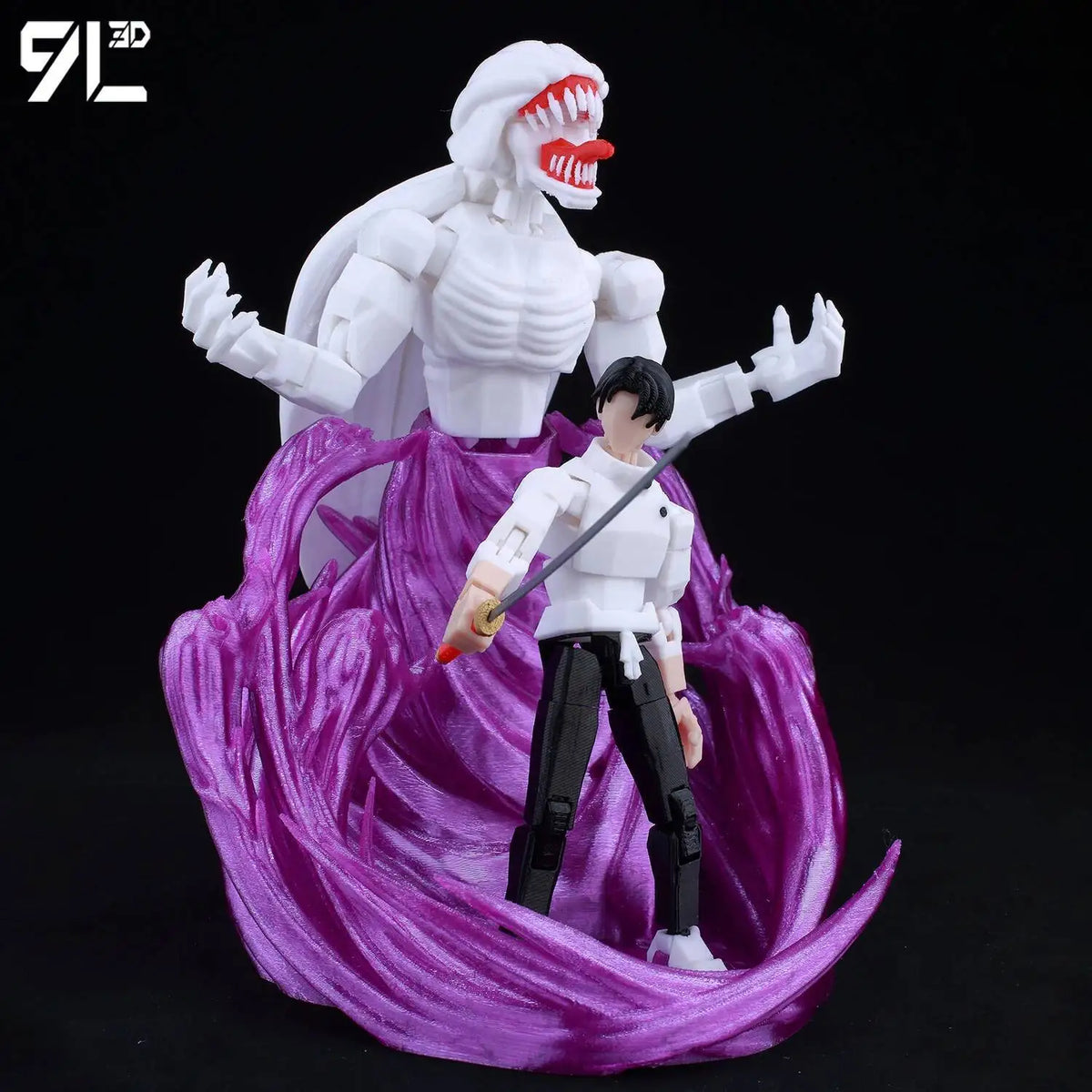 Optimized Product Title: 3D Printed Action Figure, Articulated & Poseable – Ready to Display