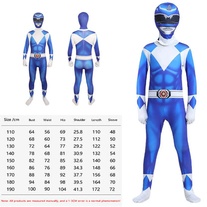 Superhero Samurai Cosplay Costume Adult Jumpsuit with Mask