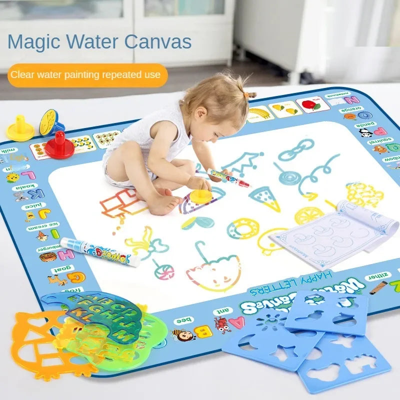Magic Water Drawing Mat Reusable Coloring Board for Kids