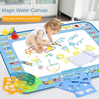 Magic Water Drawing Mat Reusable Coloring Board for Kids