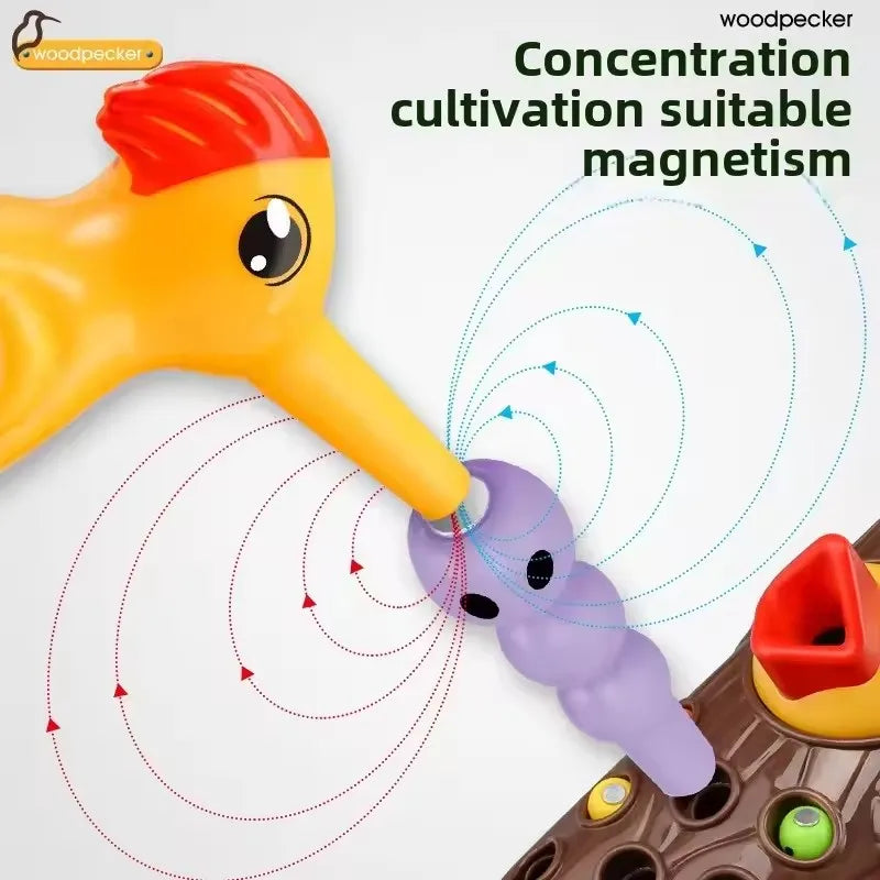 Magnetic Bird Catching Game – Interactive Insect Puzzle Toy for Kids