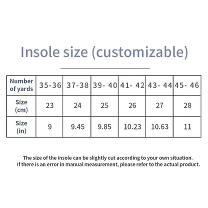 Arch Support sports Insole Men Women Orthopedic Insoles Foot Shock Absorption Anti-Slip Shoe Pads 2Pcs/4Pcs
