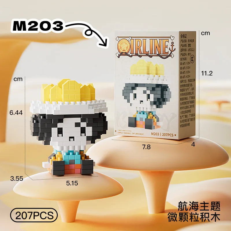 Mini Brick Assembly Model – 3D Building Block Figure