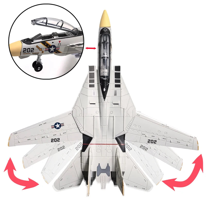 DIY Military Aircraft Model Building Kit – 1:72 Scale