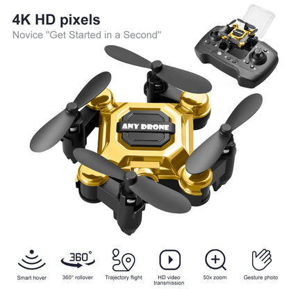 Mini Folding Camera Drone with 4K HD Video Recording