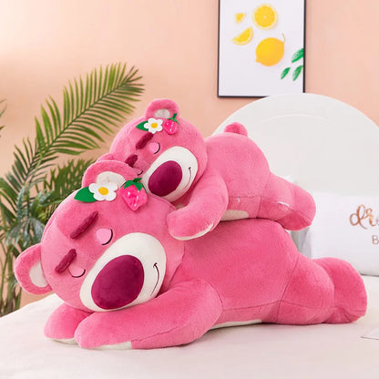 Strawberry Bear Plush – 30cm Cute Stuffed Pillow Toy