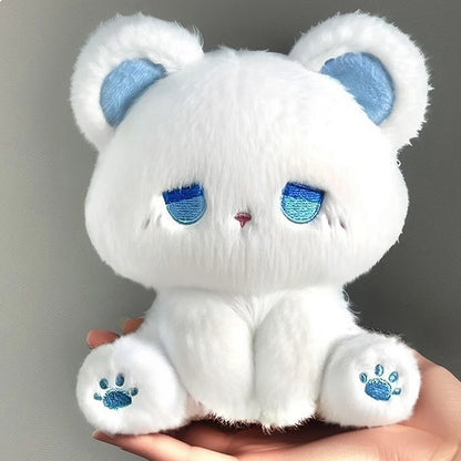 1PCS Birthday Christmas Gift Soft Animal Plush Doll 15cm Cute Emo Bear Toy Dumb Plush Toy Cat Doll Cloth Doll Toys For Kids Gift
