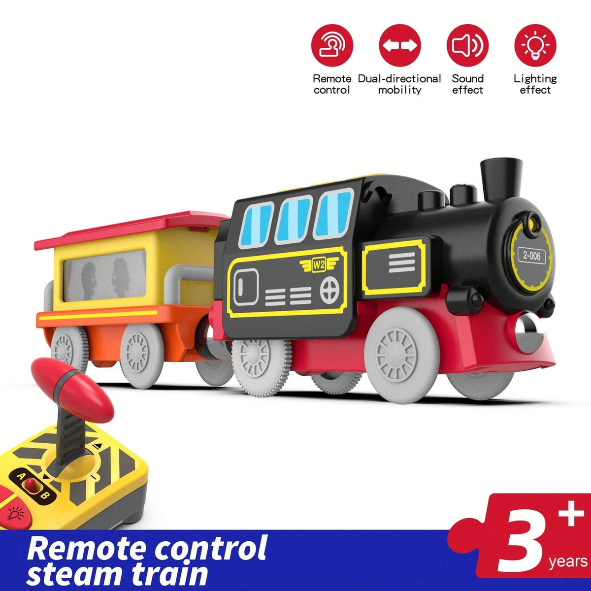 Magnetic Slot Car for Wooden Train Tracks Diecast Railway Toy