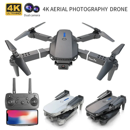 Foldable RC Drone with 4K Camera, WiFi FPV and Remote Control