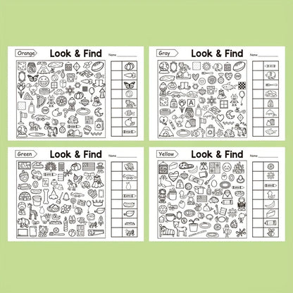 Hidden Objects Coloring Book
