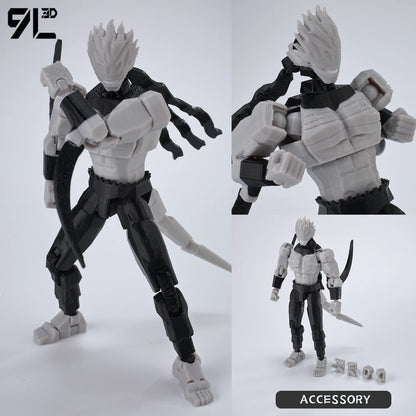 Optimized Product Title: 3D Printed Action Figure, Articulated & Poseable – Ready to Display