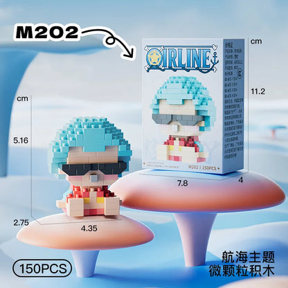 Mini Brick Assembly Model – 3D Building Block Figure