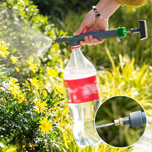 Bottle Spray Nozzle, Adjustable Garden Watering Sprayer for Plastic Bottles