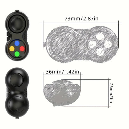 Fidget Pad with 8 Functions Sensory Fidget Controller Toy