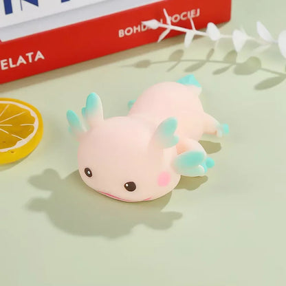 Axolotl Squishy Toy – Cute Slow Rising Squeeze Ball