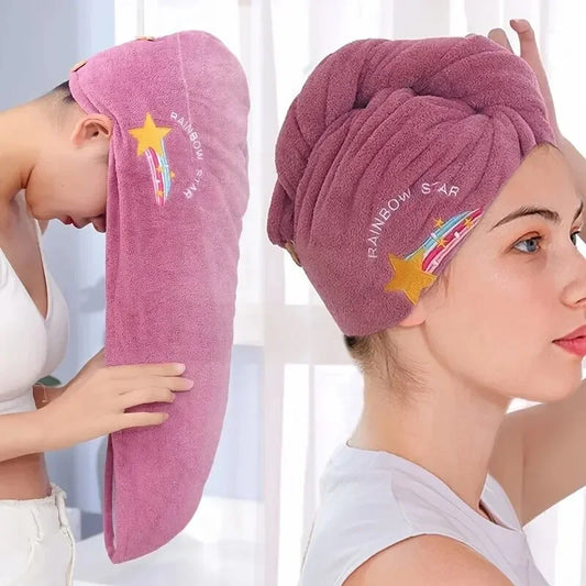 Dry Hair Towel Wrap for Women & Girls Quick Dry Microfiber Hair Cap
