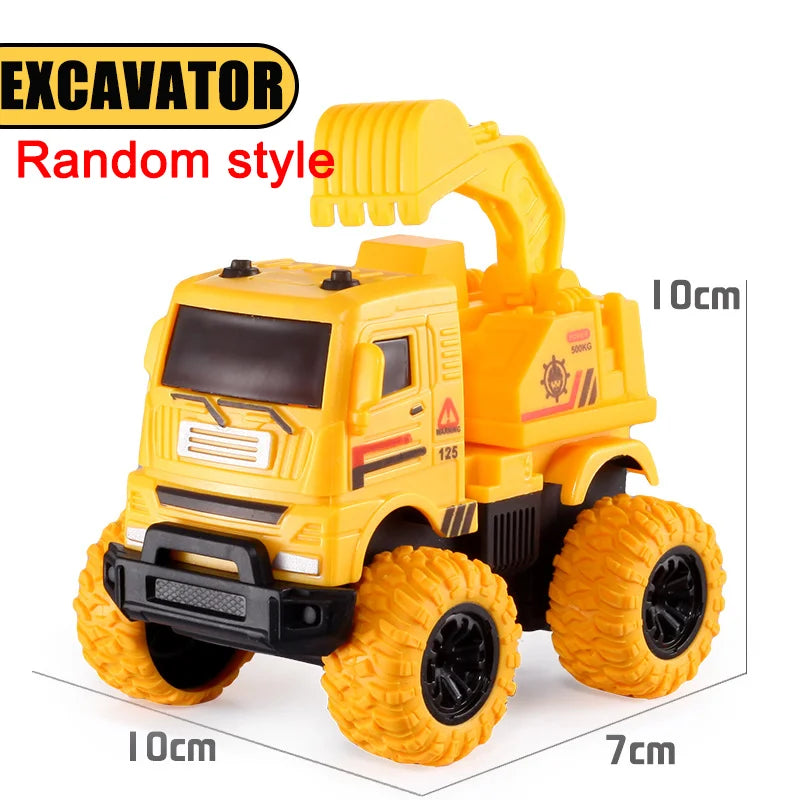 Pull Back Toy Car  Inertial Rotation Car Four-wheel Drive Off-road Vehicle SUV Racing Power Car Children's Toy CarGift