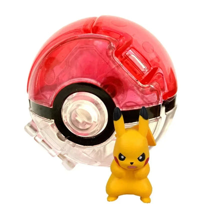 Anime Figure with Ball – Mini PVC Collectible Model Toy