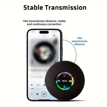 Portable Bluetooth Speaker – Wireless LED Light IPX4 Waterproof Speaker