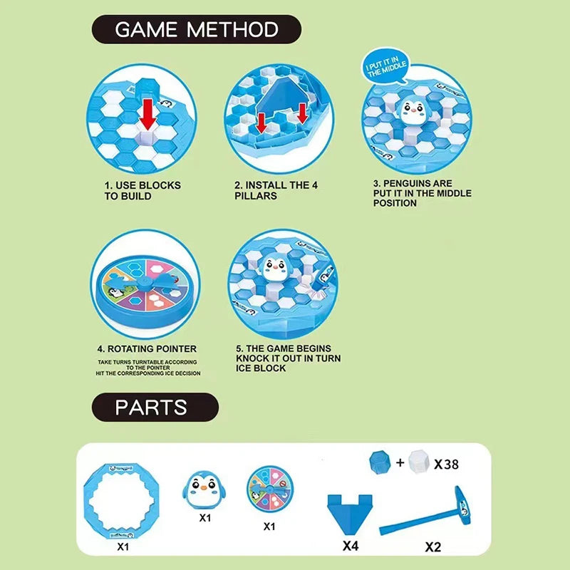 Ice Breaking Penguin Game for Kids