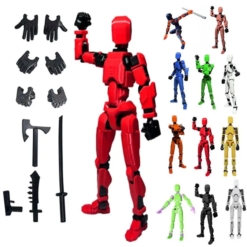 Multi-Jointed Robot Action Figure – Movable Poseable Model