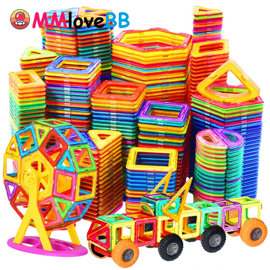 Magnetic Building Blocks for Kids Large Construction Toy Set