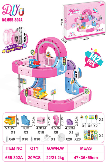 Magnetic Train Toy Anti-Gravity Track Electric Railway Car
