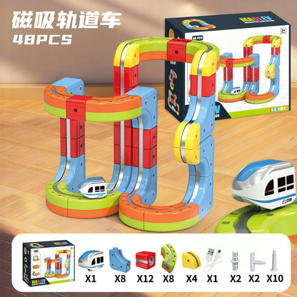 Magnetic Train Toy Anti-Gravity Track Electric Railway Car