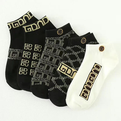 5/10 pcs Men's Thin Breathable Low-Cut Socks - Anti-Odor, Moisture-Wicking, Lightweight, Comfortable & Versatile for Daily Wear