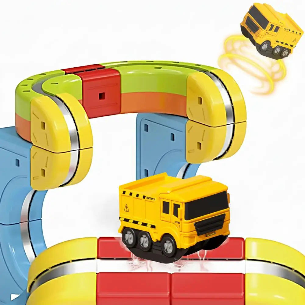 Magnetic Anti-Gravity Car for Compatible Building Block Tracks