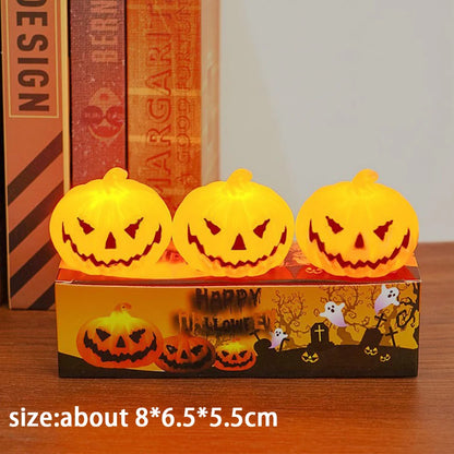 Halloween Pumpkin Lantern Light for Spooky Party Decor