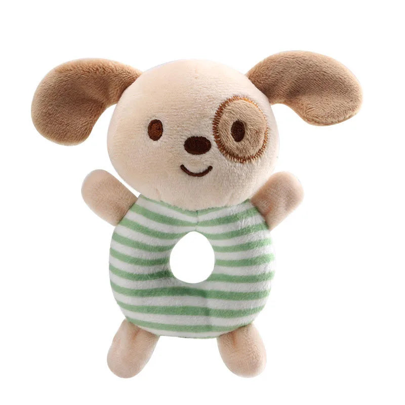Baby Rattle Toy – Plush Cartoon Animal Handheld Toy for Infants