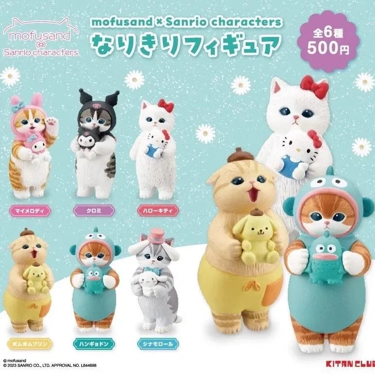 Kawaii Cat Collectible Figure – Cute PVC Model Ornament